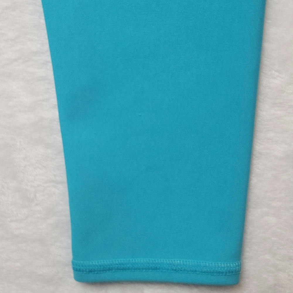 ALO Yoga High Waist Airlift Legging Full Length Sz XS Bright Aqua Blue W5766R - Picture 11 of 16